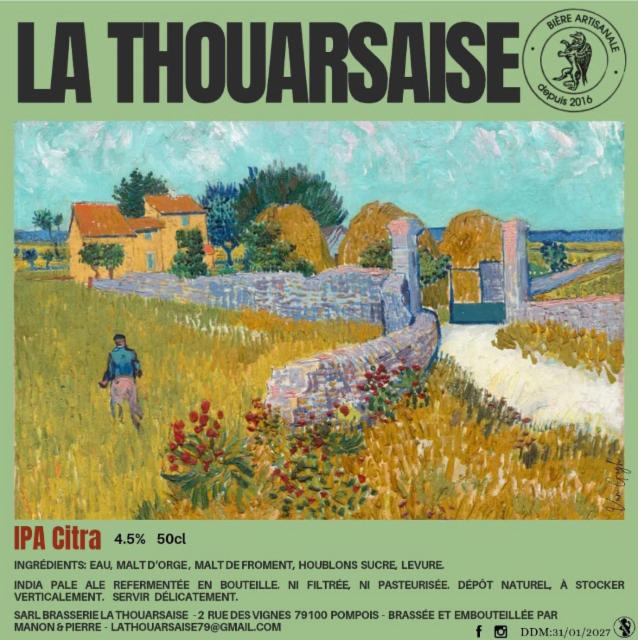 La Thouarsaise Citra, L'Atelier Brasserie De Pompois (La Thouarsaise)