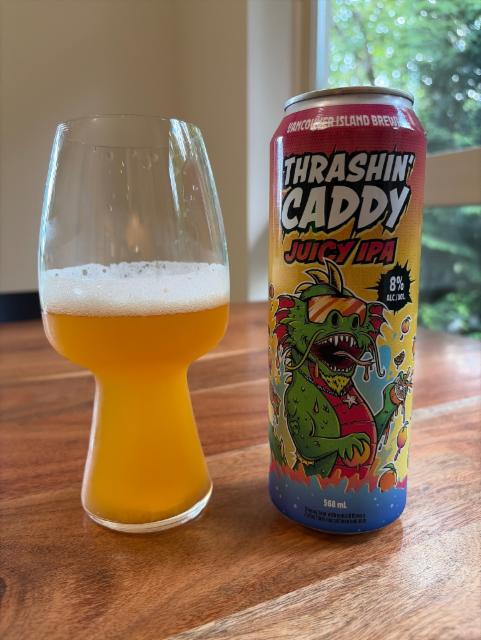 Thrashin' Caddy Juicy IPA, Vancouver Island Brewery