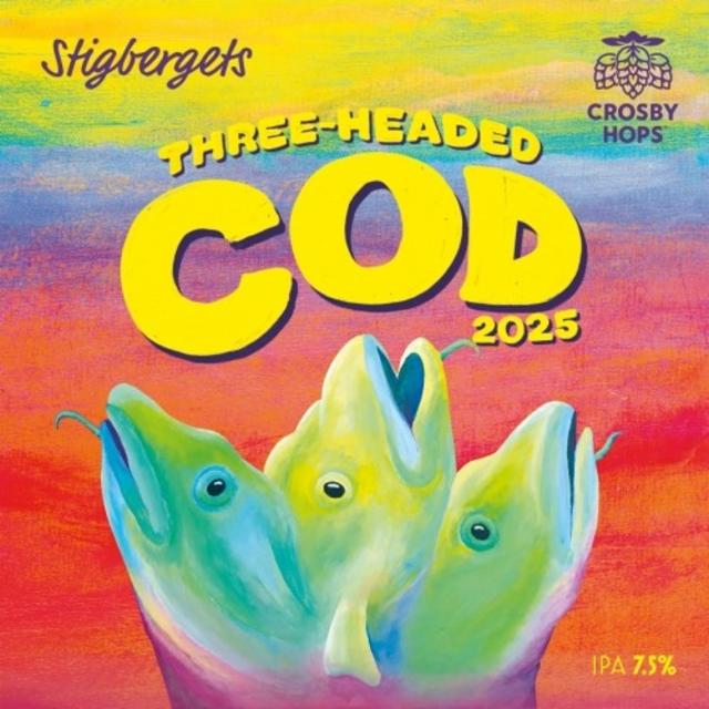 Three-Headed Cod 2025 7.5%, Stigbergets Bryggeri, Sweden