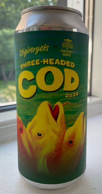 Three-Headed Cod 2026 7.5%, Stigbergets Bryggeri, Sweden