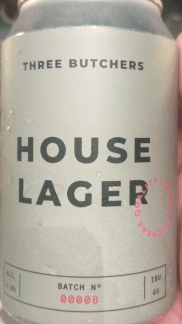 Three Butchers House Lager, Young Master Brewery / 少爺啤