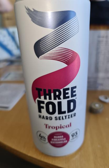 Three Fold Hard Seltzer - Tropical 4.0%, Molson Coors UK (MolsonCoors), England