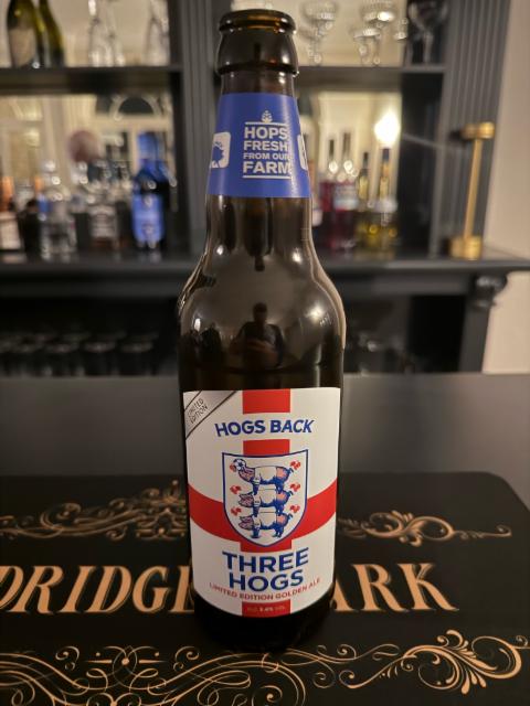 Three Hogs 3.4%, Hogs Back Brewery, England