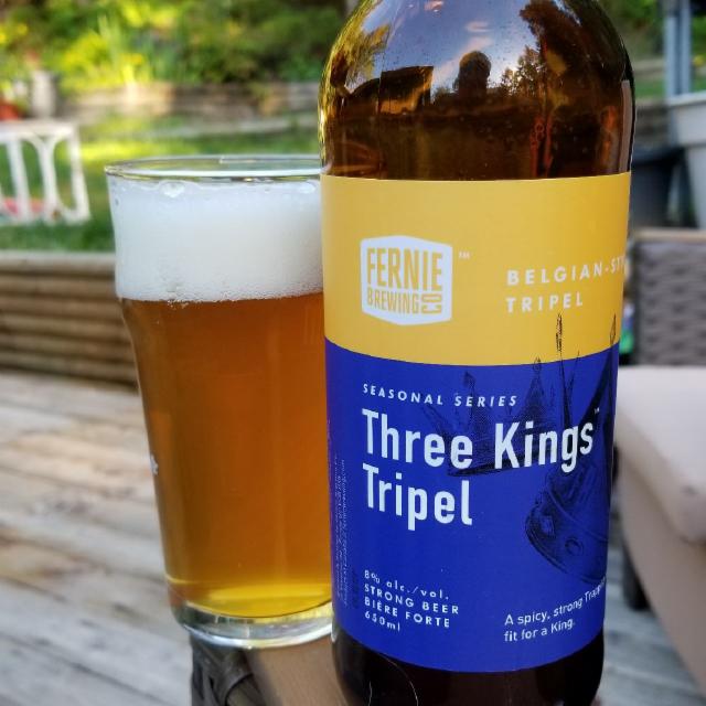 Three Kings Tripel 8.0%, Fernie Brewing Company, Canada