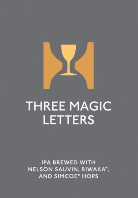 Three Magic Letters 6.2%, Hill Farmstead Brewery, United States