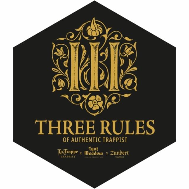 Three Rules of Authentic Trappist 7.4%, Bierbrouwerij De Koningshoeven B.V., Netherlands