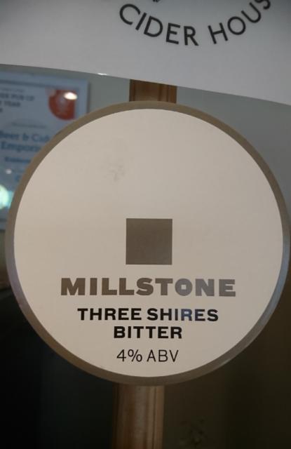 Three Shires Bitter 4.0%, Millstone Brewery, England