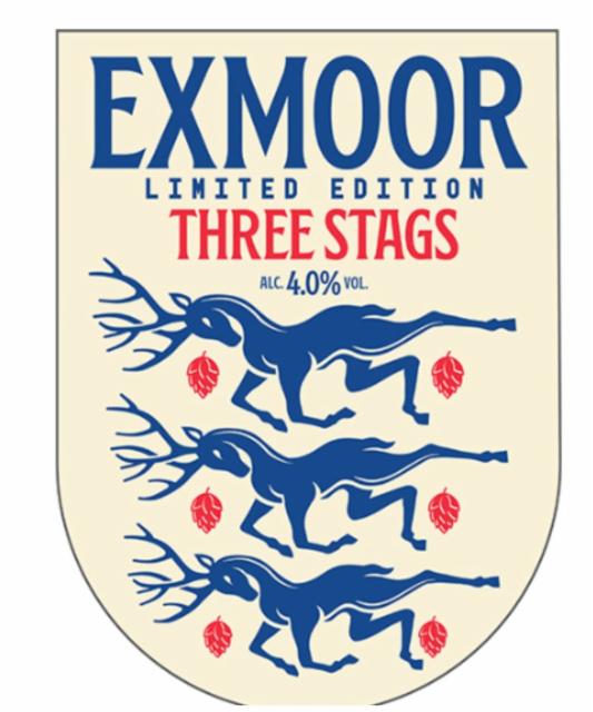 Three Stags 4.0%, Exmoor Brewery, England