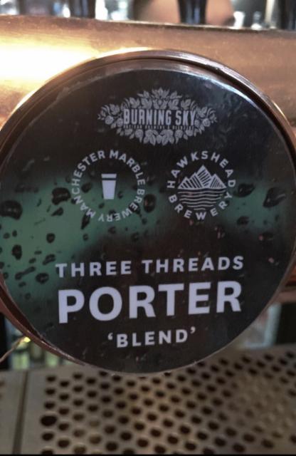 Three Threads Porter'Blend' 7.8%, Marble Beers, England