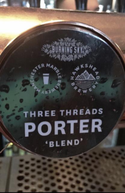 Three Threads Porter'Blend' 7.8%, Marble Beers, England