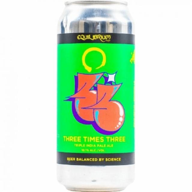 Three Times Three 10.1%, Equilibrium Brewery, United States