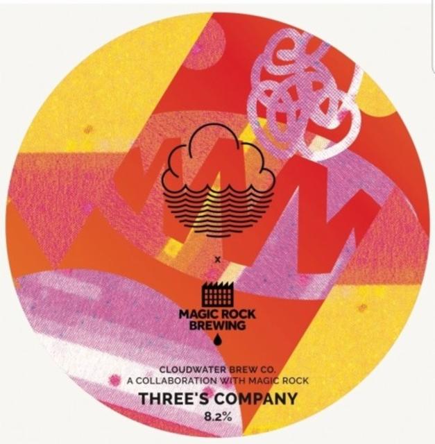Three's Company 8.2%, Cloudwater Brew Co., England