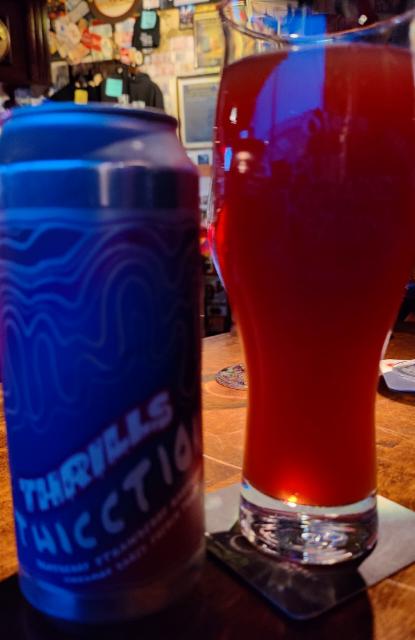 Thrills thicction 5.0%, Dewey Beer Company, United States