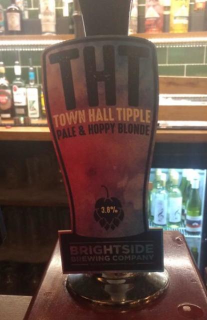 THT Town Hall Tipple 3.8%, Brightside Brewing, England