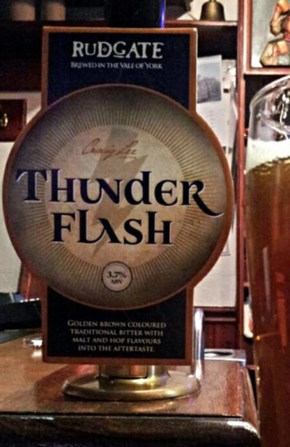 Thunder Flash 3.7%, Rudgate Brewery, England