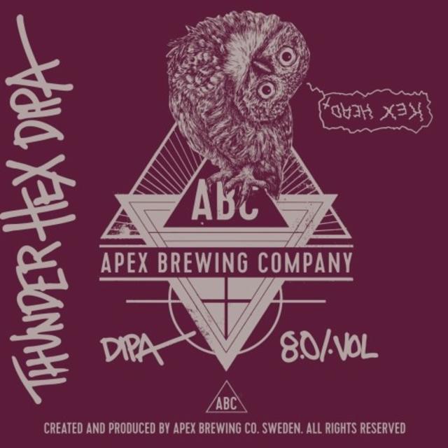 Thunder Hex DIPA 8.0%, Apex Brewing Company, Sweden