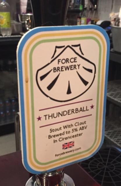 Thunderball 5.0%, Force Brewery, England
