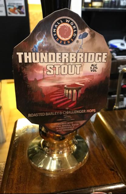 Thunderbridge Stout 5.2%, Small World Beers, England