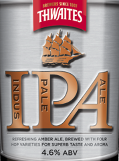 Indus IPA 4.6%, Thwaites Brewery, England