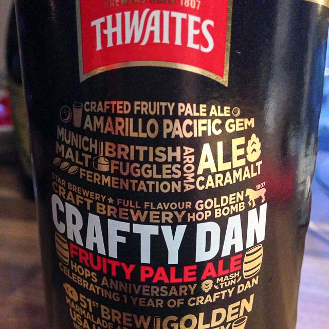 Thwaites Crafty Dan Fruity Pale Ale 6.0%, Thwaites Brewery, England
