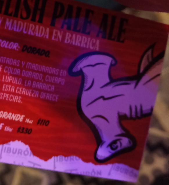 Tiburón English Pale Ale 6.0%, Tiburon, Mexico