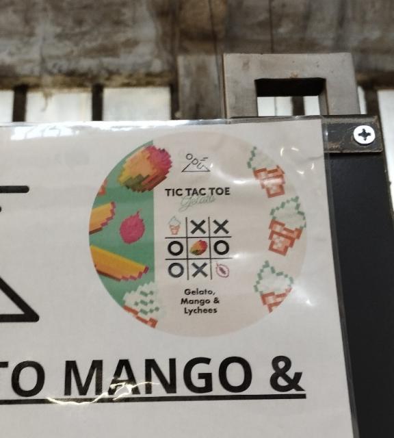 Tic Tac Toe Gelato Mango & Lychees, ODU Brewery
