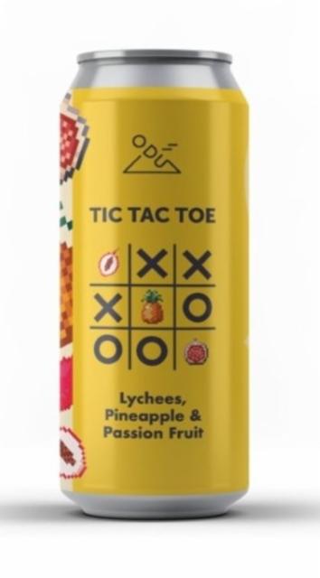 Tic Tac Toe Lychees, Pineapple & Passion Fruit 4.5%, ODU Brewery, Latvia