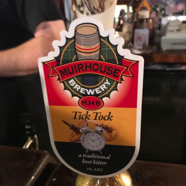 Tick Tock 4.0%, Muirhouse Brewery, England