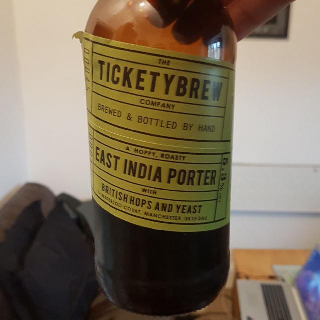 Ticketybrew East India Porter 5.3%, The Ticketybrew Company, England