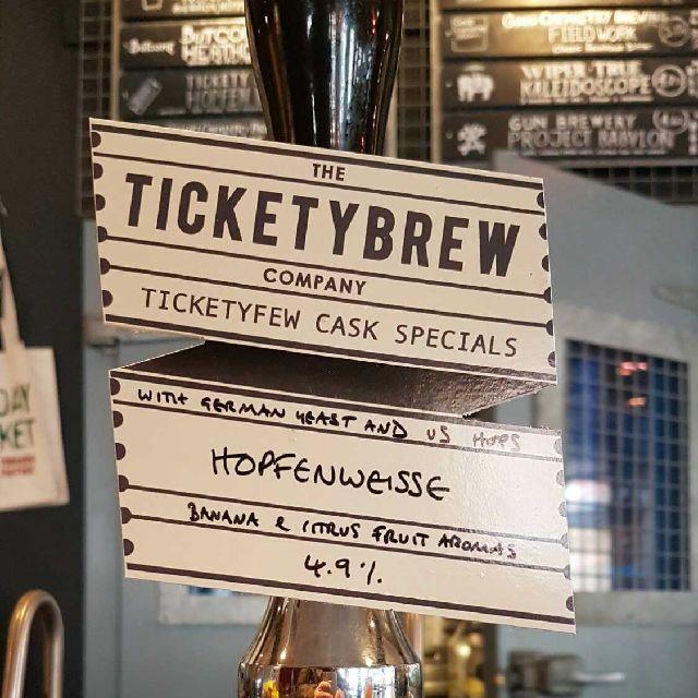 Ticketybrew Hofenweisse 4.9%, The Ticketybrew Company, England