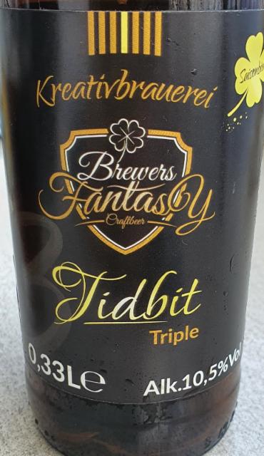 Tidbit Tripel 10.5%, Kreativbrauerei Brewers Fantasy, Germany
