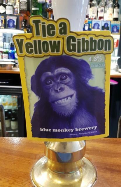 Tie a Yellow Gibbon 4.3%, Blue Monkey Brewery, England
