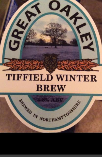 Tiffield Winter Brew 4.8%, Great Oakley Brewery, England