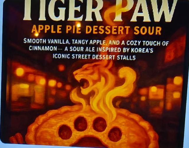 Tiger Paw 6.0%, Wildcat Brewing, South Korea