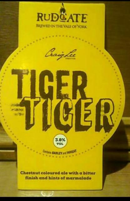 Tiger Tiger 3.7%, Rudgate Brewery, England