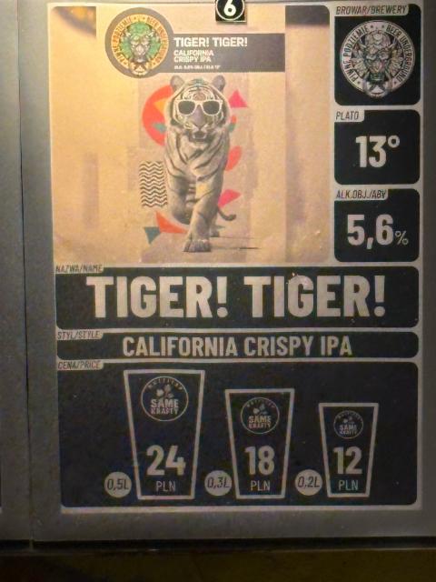 Tiger Tiger, Piwne Podziemie