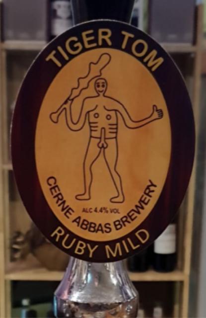 Tiger Tom Ruby Mild 4.4%, Cerne Abbas Brewery, England