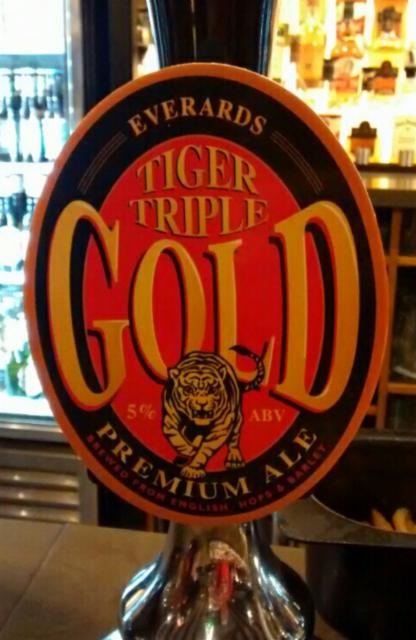 Tiger Triple Gold 5.0%, Everards, England