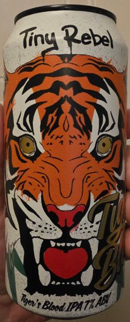 Tiger's Blood IPA 7.0%, Tiny Rebel Brewing, Wales