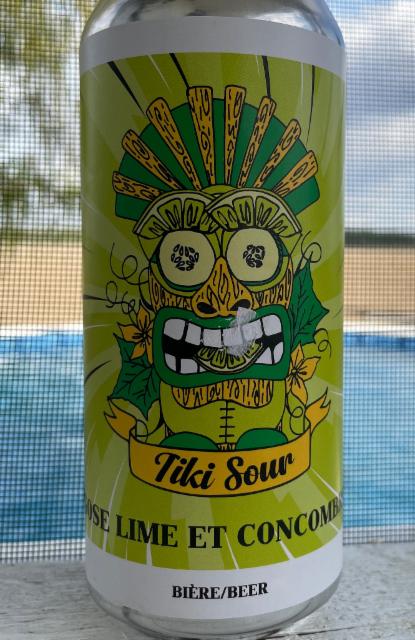 Tiki Sour - Gose Lime et Concombre 5.0%, Lagabière Brasserie Artisanale, Canada