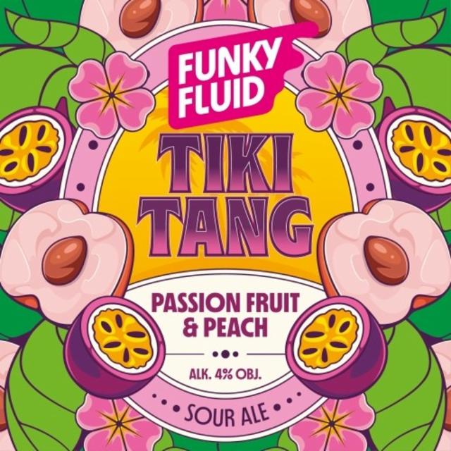 Tiki Tang: Passion Fruit & Peach 4.0%, Funky Fluid, Poland