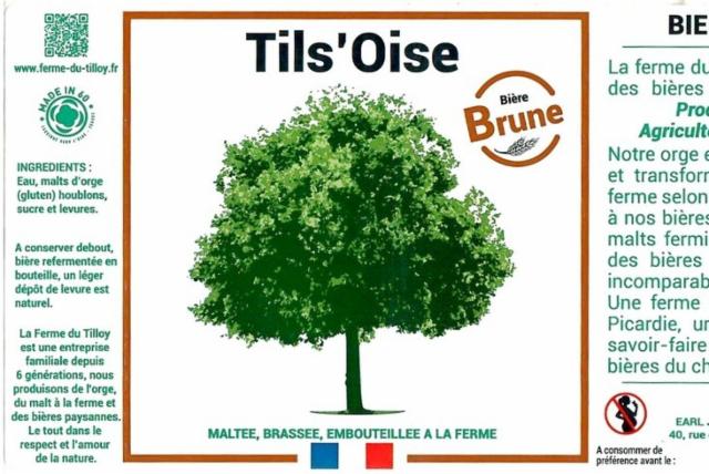 Tils'Oise Brune 4.6%, La Ferme Du Tilloy, France
