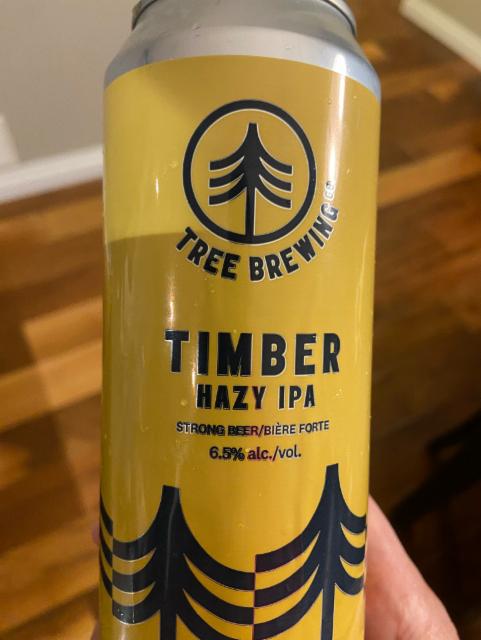 Timber Hazy IPA, Tree Brewing