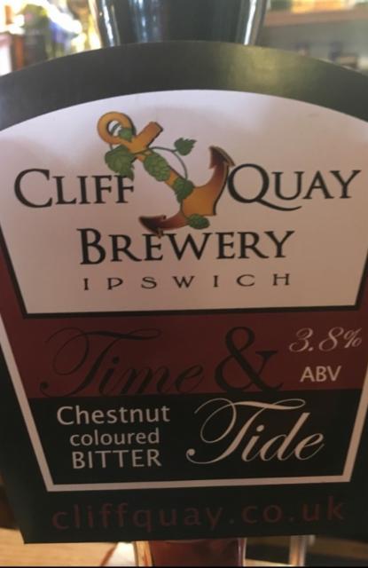 Time & Tide 3.8%, Cliff Quay Brewery, England
