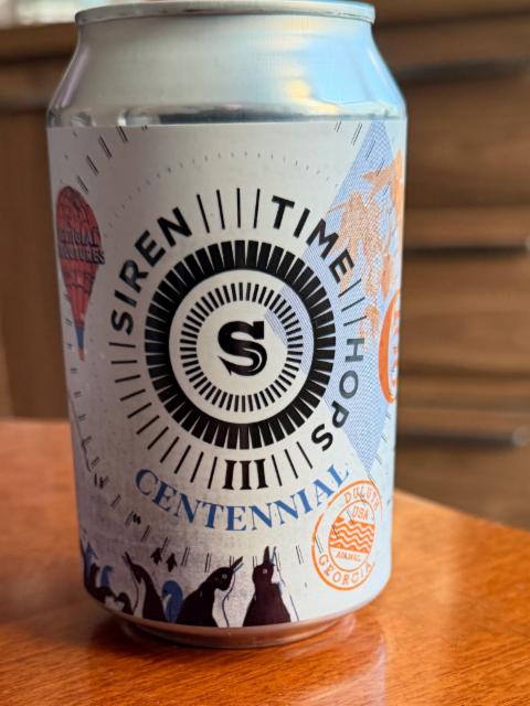 Time Hops: Centennial 5.0%, Siren Craft Brew, England