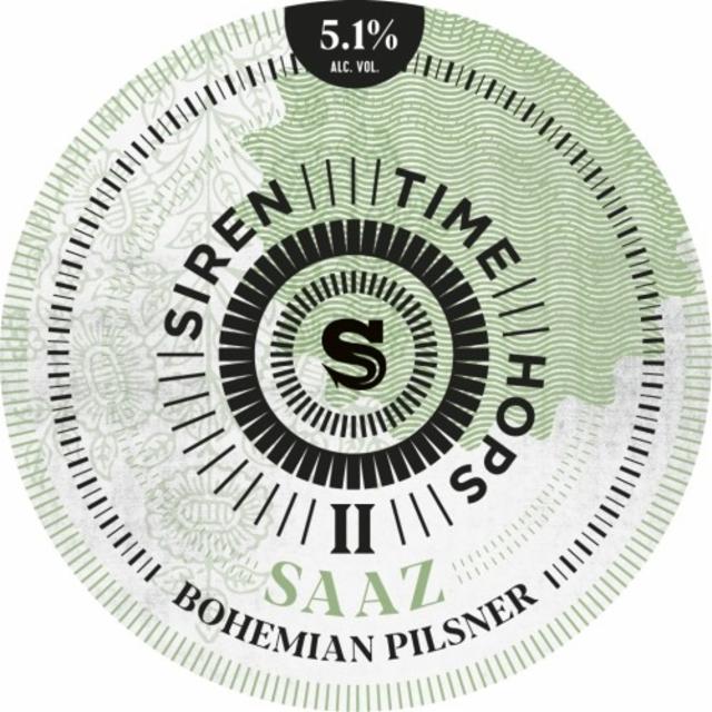 Time Hops - Saaz 5.1%, Siren Craft Brew, England