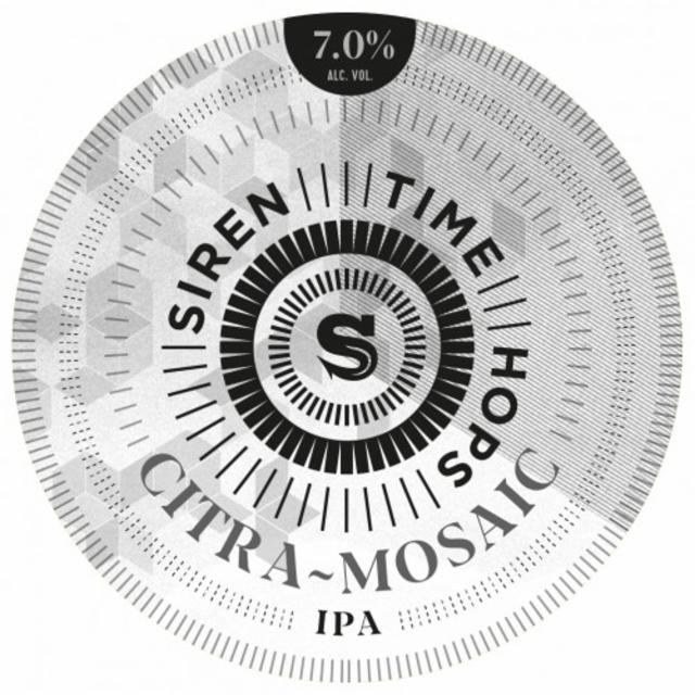 Time Hops Citra-Mosaic 7.0%, Siren Craft Brew, England