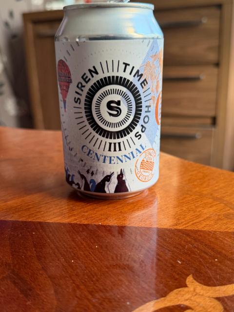 Time Hops III: Centennial 5.0%, Siren Craft Brew, England
