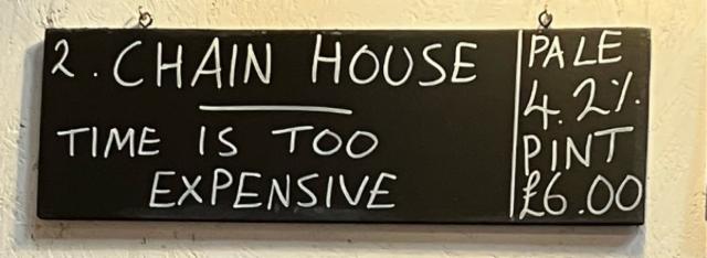 Time Is Too Expensive, Chain House Brewing Company Limited
