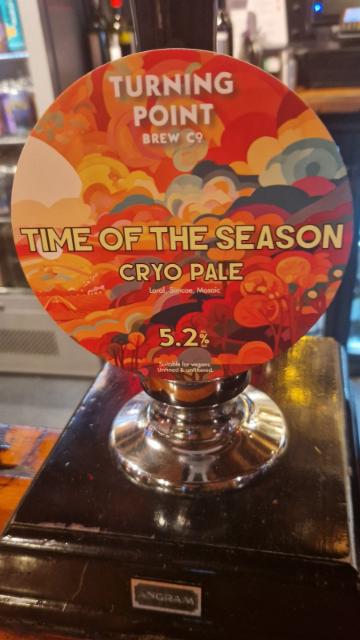 Time of the Season 5.2%, Turning Point Brew Co., England